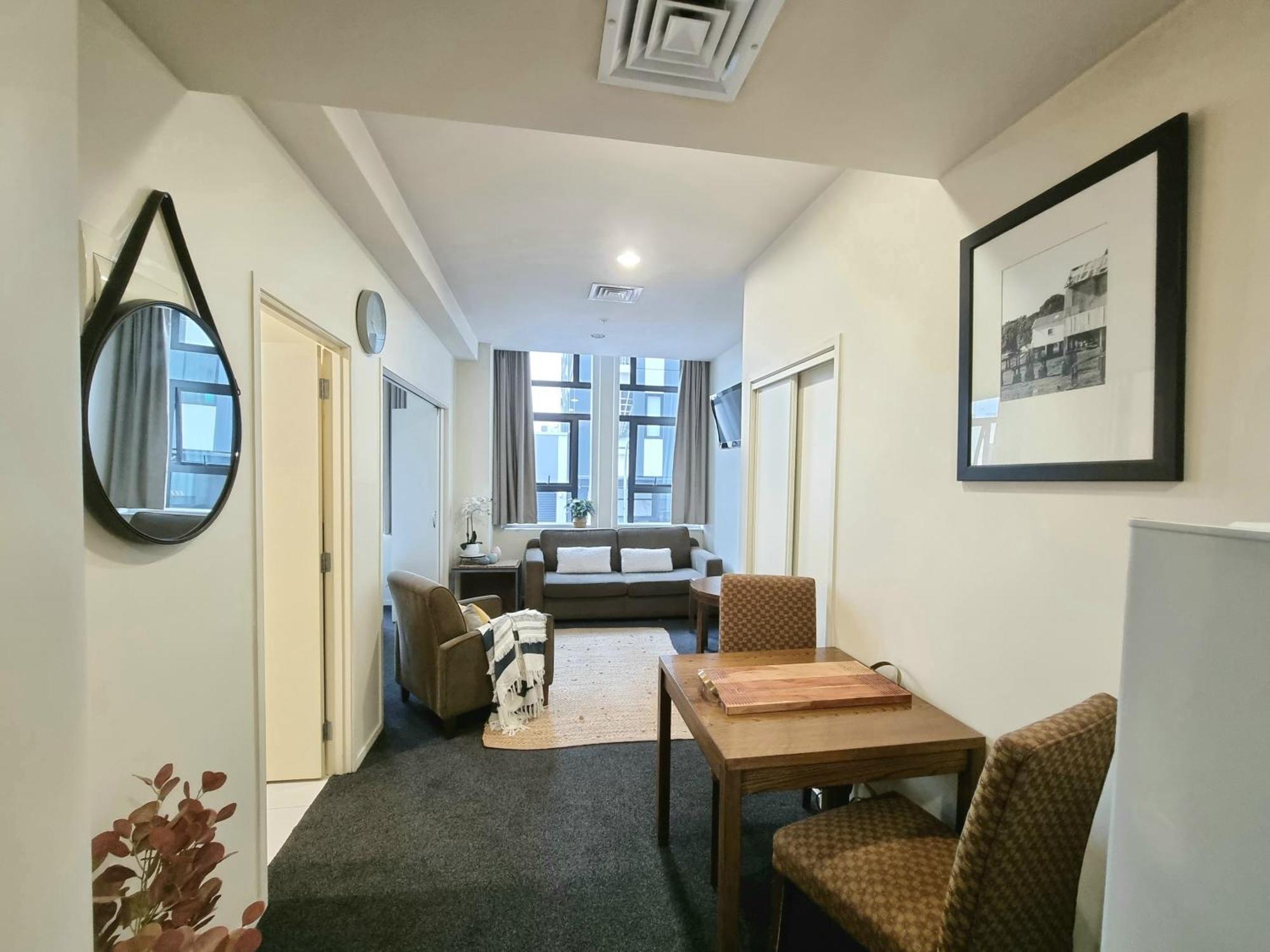 Urban Deco Apartment On Queen Street Auckland Camera foto