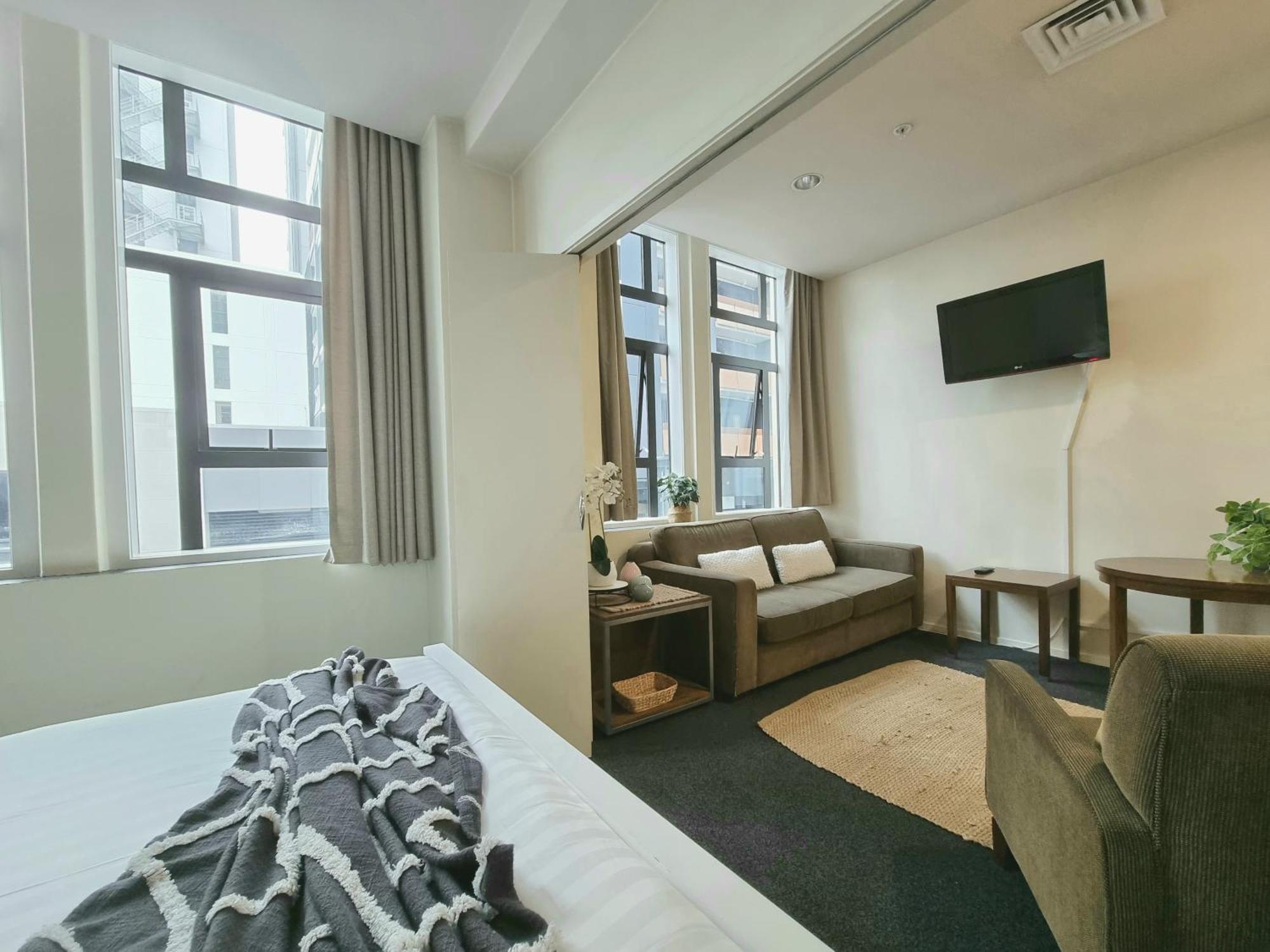 Urban Deco Apartment On Queen Street Auckland Camera foto